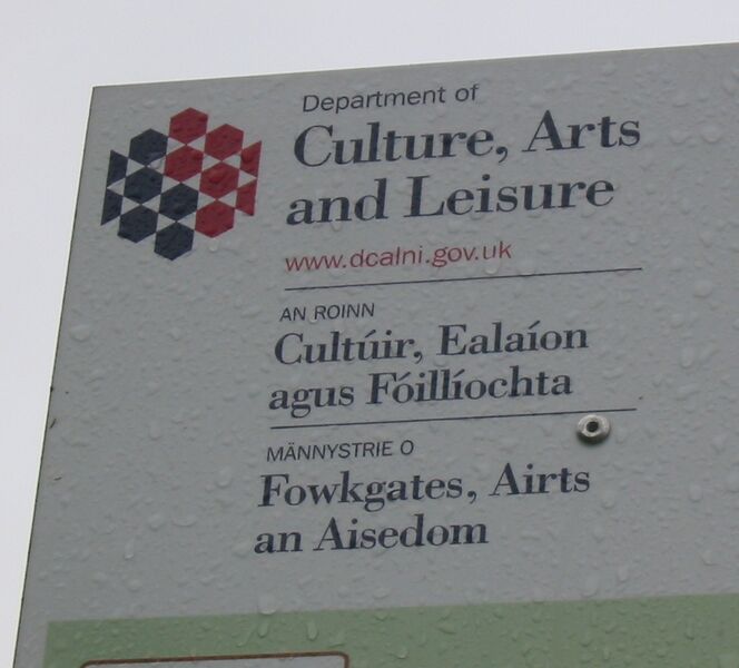 File:Multilingual sign Department Culture Leisure Arts Northern Ireland.jpg