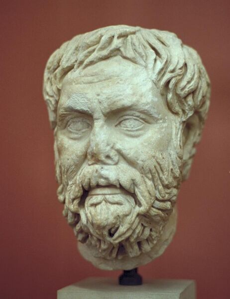 File:Philosopher, marble head, Roman copy, AM Corfu, Krfm22.jpg