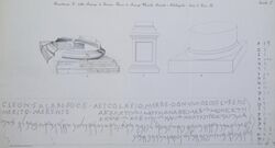 Spano's 1862 publication of the Pauli Gerrei trilingual inscription.jpg