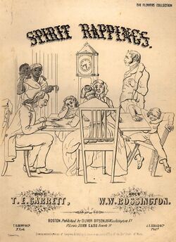 Spirit rappings coverpage to sheet music 1853.jpg