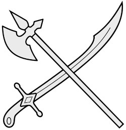 Sword and axe.svg