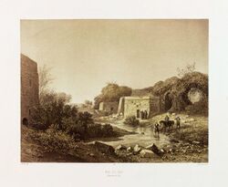 Ras el-Aïn, ca 1851, by van de Velde