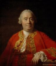 Philosopher David Hume, painting