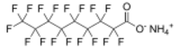 Ammonium perfluorononanoate.svg