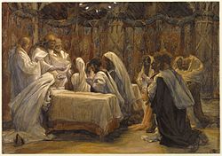 James Tissot painting of the last supper