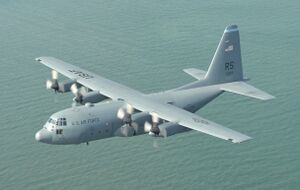 C-130E off Normandy beaches 6 June 2008 (cropped).jpg