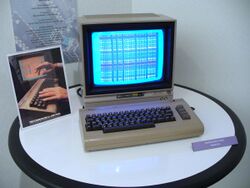 Commodore 64 at its 25th anniversary event (Computer History Museum).jpg