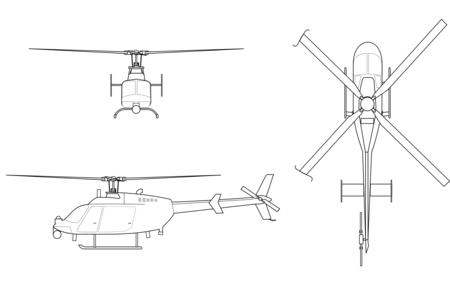 MQ-8C Fire Scout orthographical image.svg