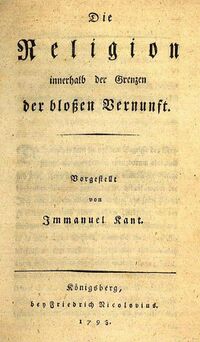 Religion within the bounds of bare reason (German edition).jpg