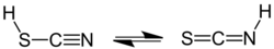 Thiocyanic Acid Tautomerism V.1.svg