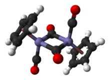 Trans-cyclopentadienyliron-dicarbonyl-dimer-from-xtal-2009-3D-balls.png