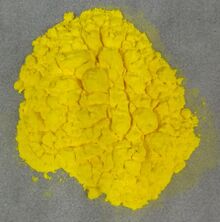 Yellow tungstic acid sample