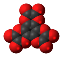 Hexahydroxybenzene trisoxalate molecule
