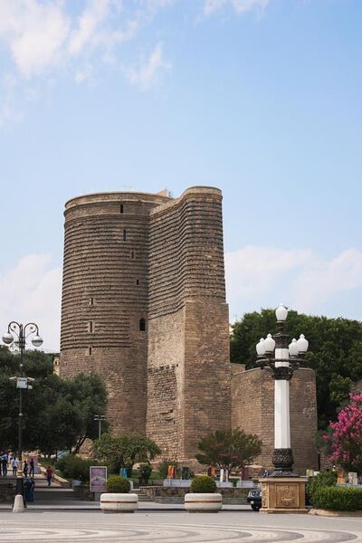File:Maiden Tower in Baku 2015.jpg
