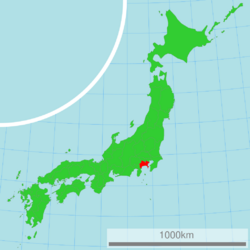 Map of Japan with highlight on 14 Kanagawa prefecture.svg