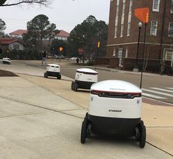 Starship Technologies robots on campus