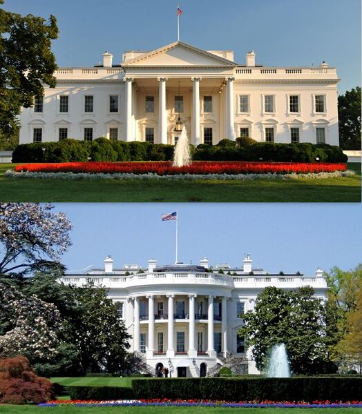 File:White House north and south sides.jpg