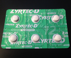 Zyrtec-D blister pack.png
