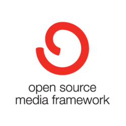 Open Source Media Framework logo and wordmark