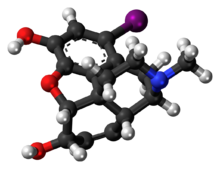 1-Iodomorphine molecule