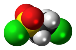 2-Chloroethanesulfonyl chloride molecule spacefill.png
