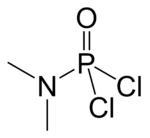 Dimethylamidophosphoric dichloride 2D skeletal