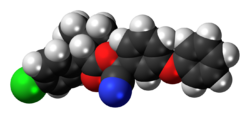 Fenvalerate molecule