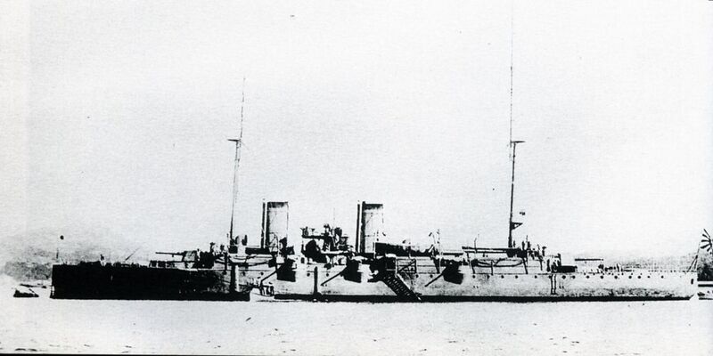 File:Japanese cruiser Izumi at Sasebo 1908.jpg