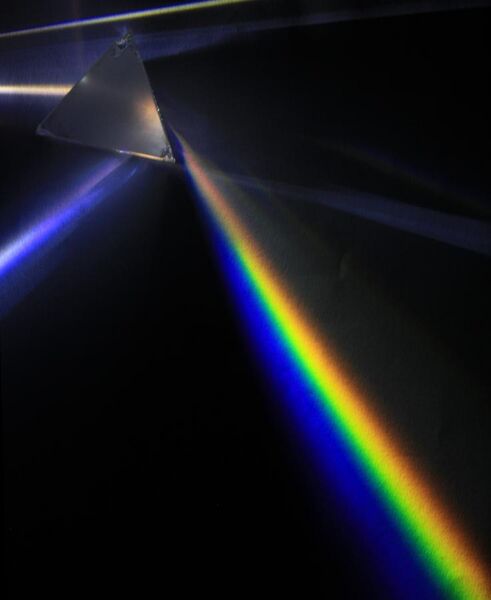 File:Light dispersion of a mercury-vapor lamp with a flint glass prism IPNr°0125.jpg