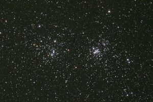 Photograph of the Double Cluster