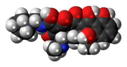 Rolitetracycline 3D spacefill.png