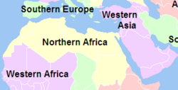 United Nations geographical subregions (Western Asia and Northern Africa).png