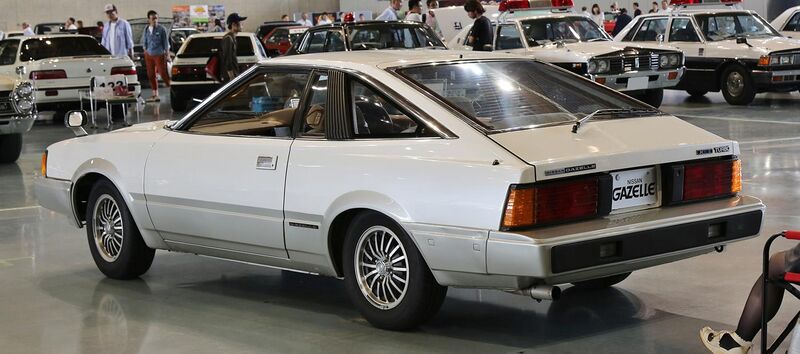 File:1981-1983 Nissan Gazelle Hatchback XE-II Turbo rear.jpg