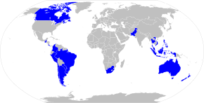 Cairns Group countries in blue