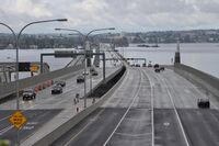 Evergreen Point Floating Bridge (2016) from east end after opening, April 2016.jpg