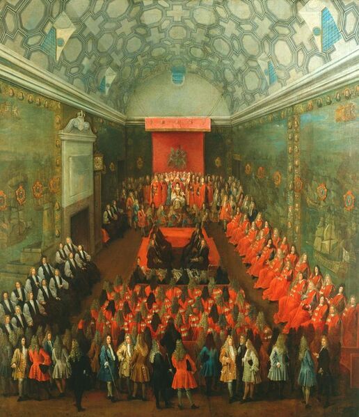 File:Queen Anne in the House of Lords by Peter Tillemans.jpeg