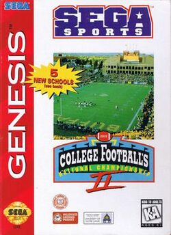 Sega Genesis College Football's National Championship II cover art.jpg