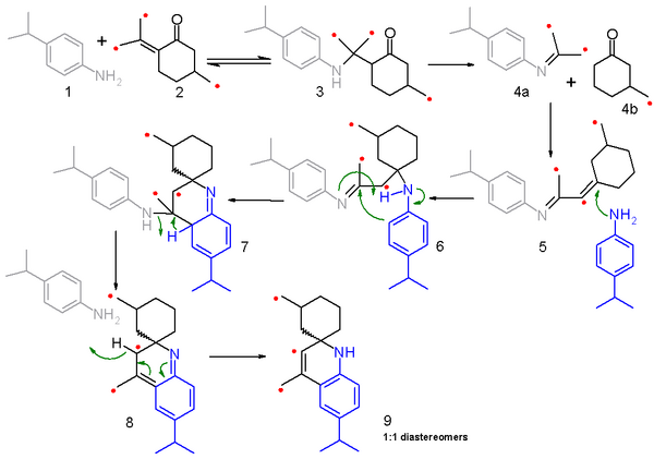 Scheme 2. Doebner-Miller reaction mechanism