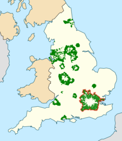 The Metropolitan Green Belt among the green belts of England.svg