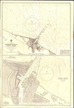 Admiralty Chart No 234 Port Said, Published 1966.jpg