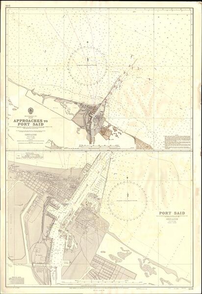 File:Admiralty Chart No 234 Port Said, Published 1966.jpg