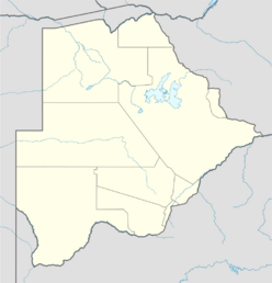 Kgagodi crater is located in Botswana