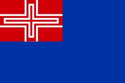 Civil Flag and Civil Ensign of the Kingdom of Sardinia (1816-1848).svg