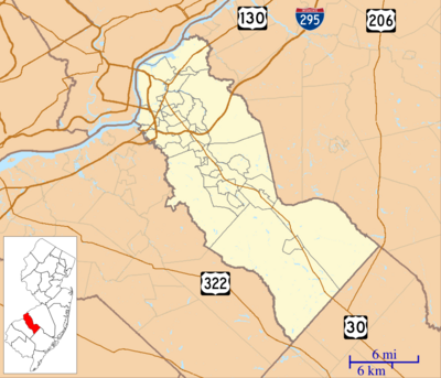 Location map of Camden County, New Jersey.svg