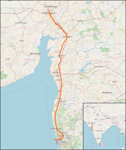 Map high-speed line Mumbai–Ahmedabad.png