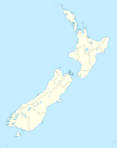 Map of New Zealand showing the location of Banks Peninsula