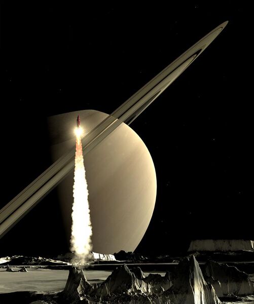 File:Rocket launch from Saturn moon.jpg