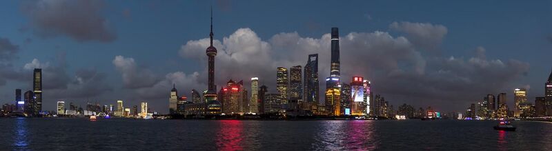 File:Shanghai - Skyline Sunset 0036.jpg
