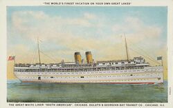 The Great White Liner "South American," Chicago, Illinois, circa 1915-1930.jpg