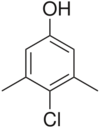 Kekulé, skeletal formula of chloroxylenol